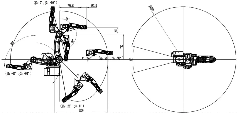 Welding series robot (hollow) OHZ2000-B-6 - Image 2